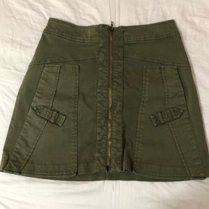 Olive Green Skirt